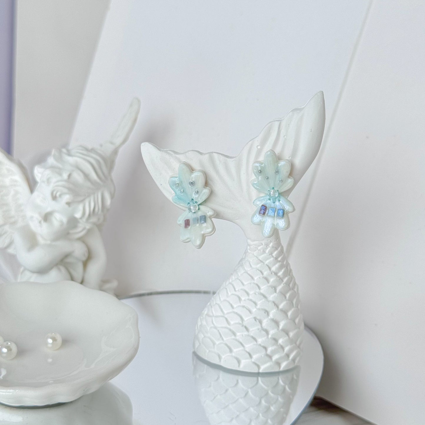 Ariel's Eye Shadow Palette Stud Earrings