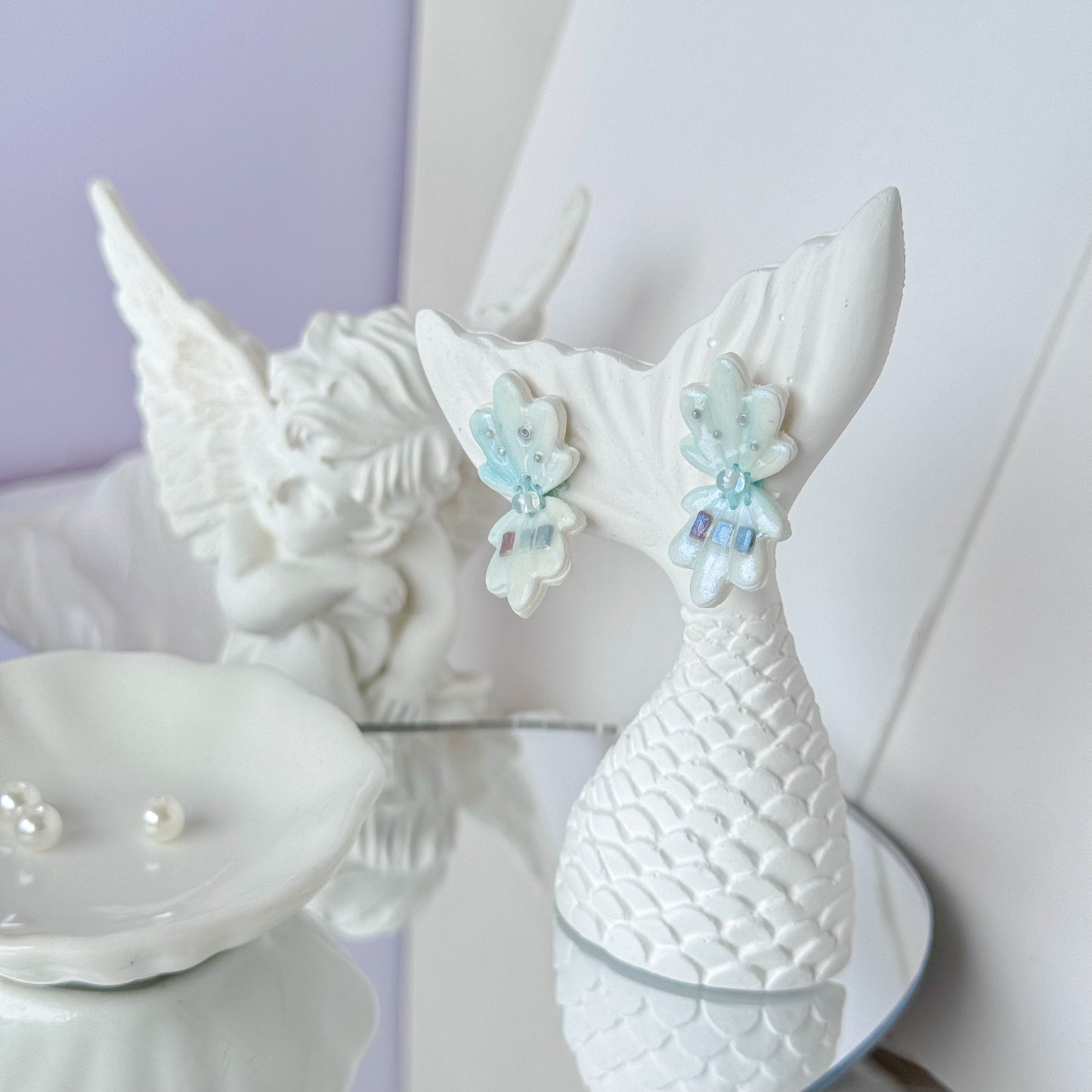 Ariel's Eye Shadow Palette Stud Earrings