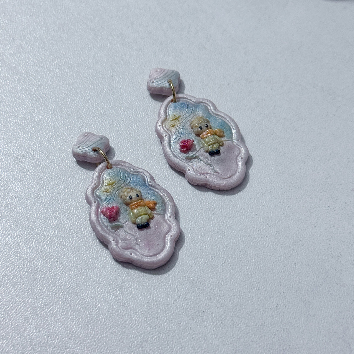 Le Petit Prince Pendant Earrings (Premium pre-order)