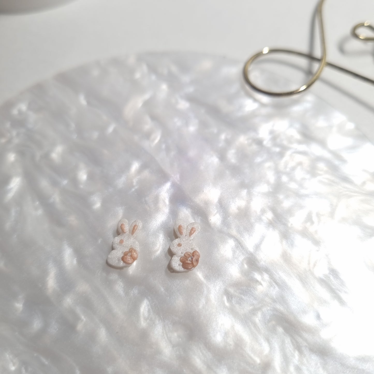 Mama & Baby Bunny Stud Earrings - Charlotte's Outré