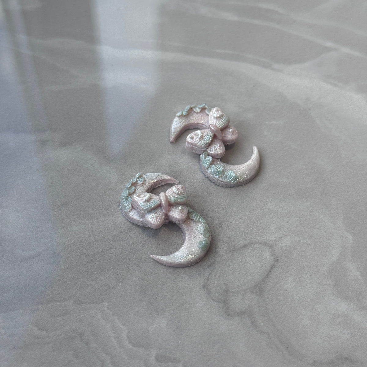 Mikazuki Moon Trail Stud Earrings - Charlotte's Outré