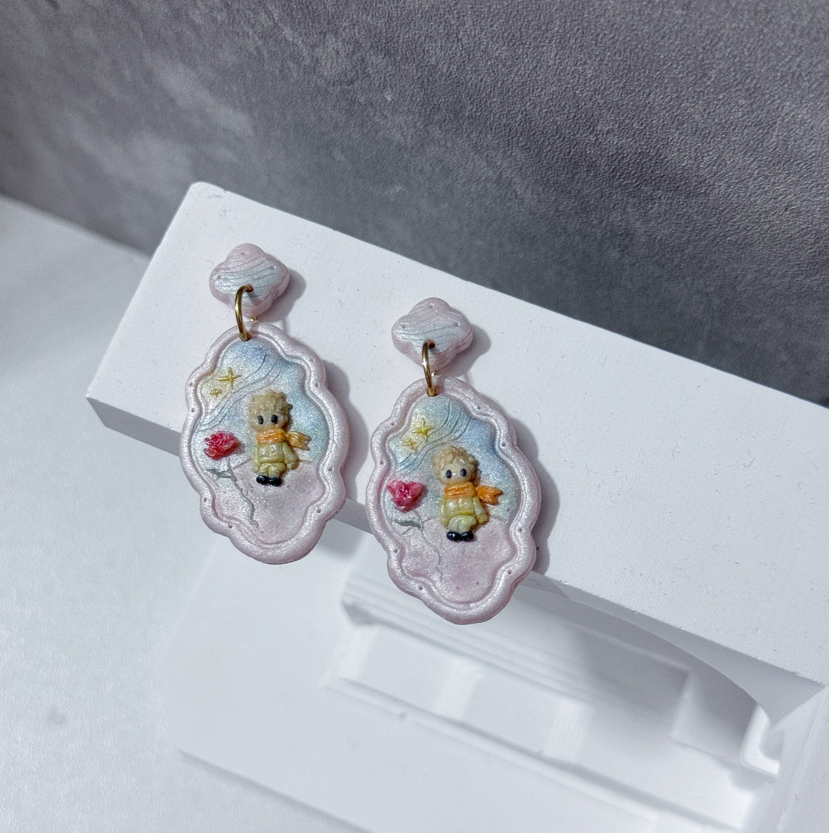 Le Petit Prince Pendant Earrings (Premium pre-order)
