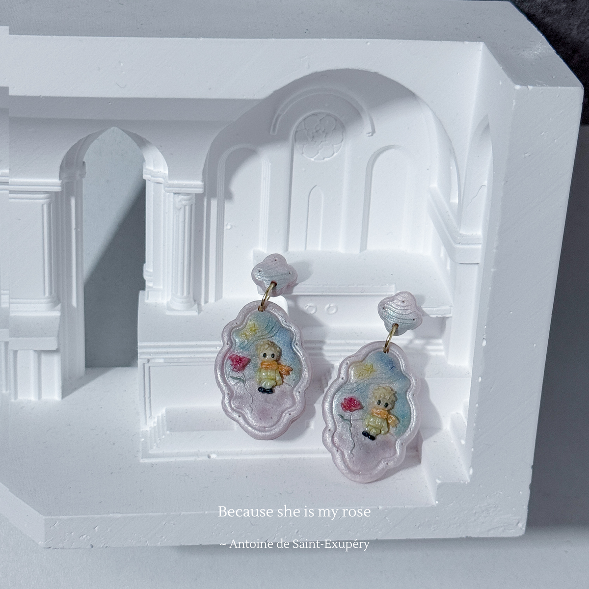 Le Petit Prince Pendant Earrings (Premium pre-order)