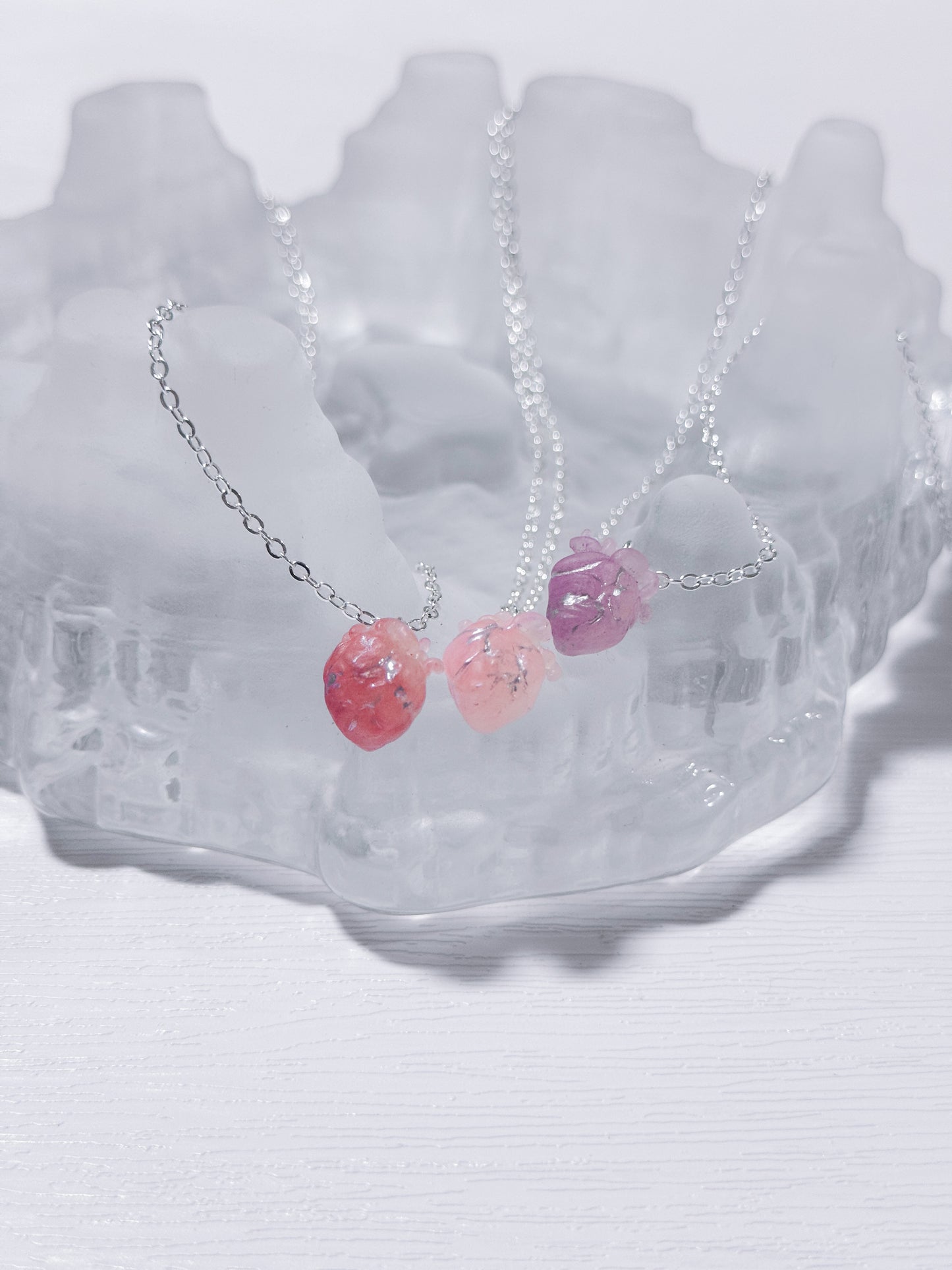 Victoria Heart Necklace [Misty Blush]