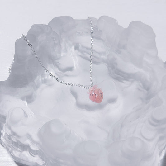 Victoria Heart Necklace [Misty Blush]