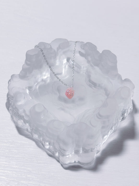 Victoria Heart Necklace [Misty Blush]