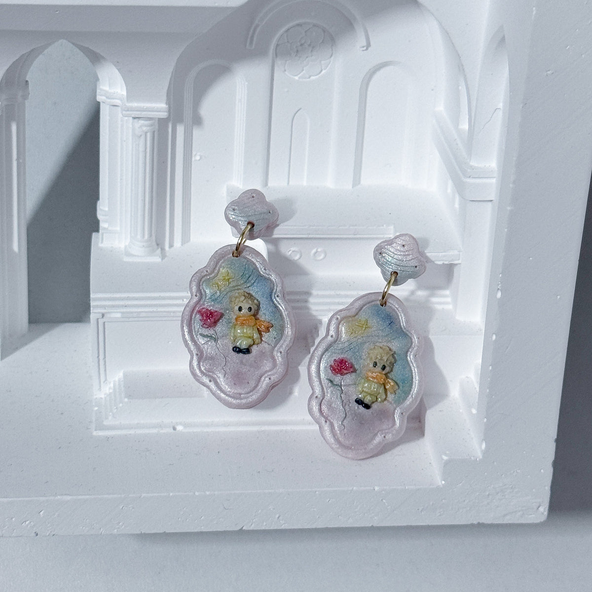 Le Petit Prince Pendant Earrings (Premium pre-order)