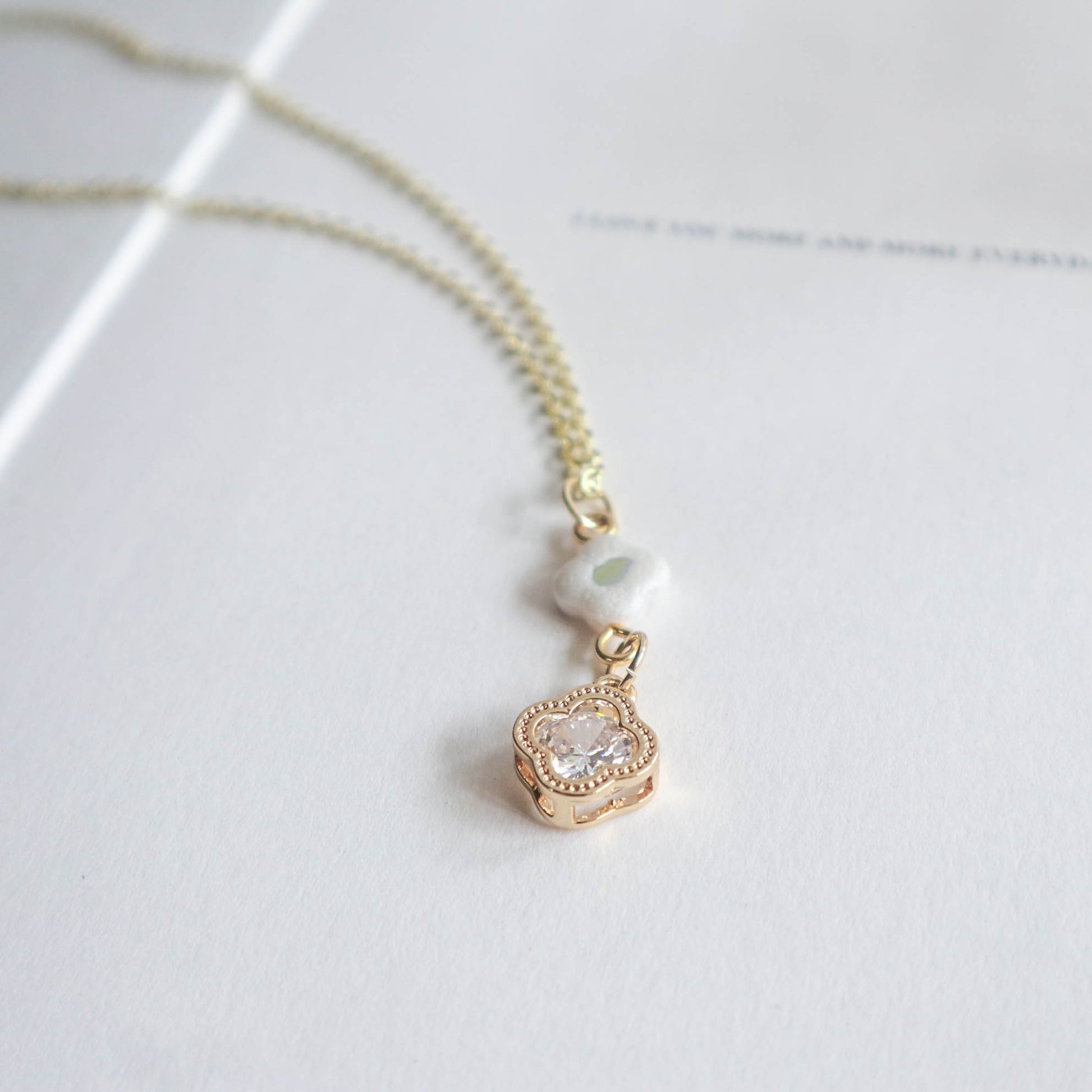 Clovine Gem Necklace - Charlotte's Outré