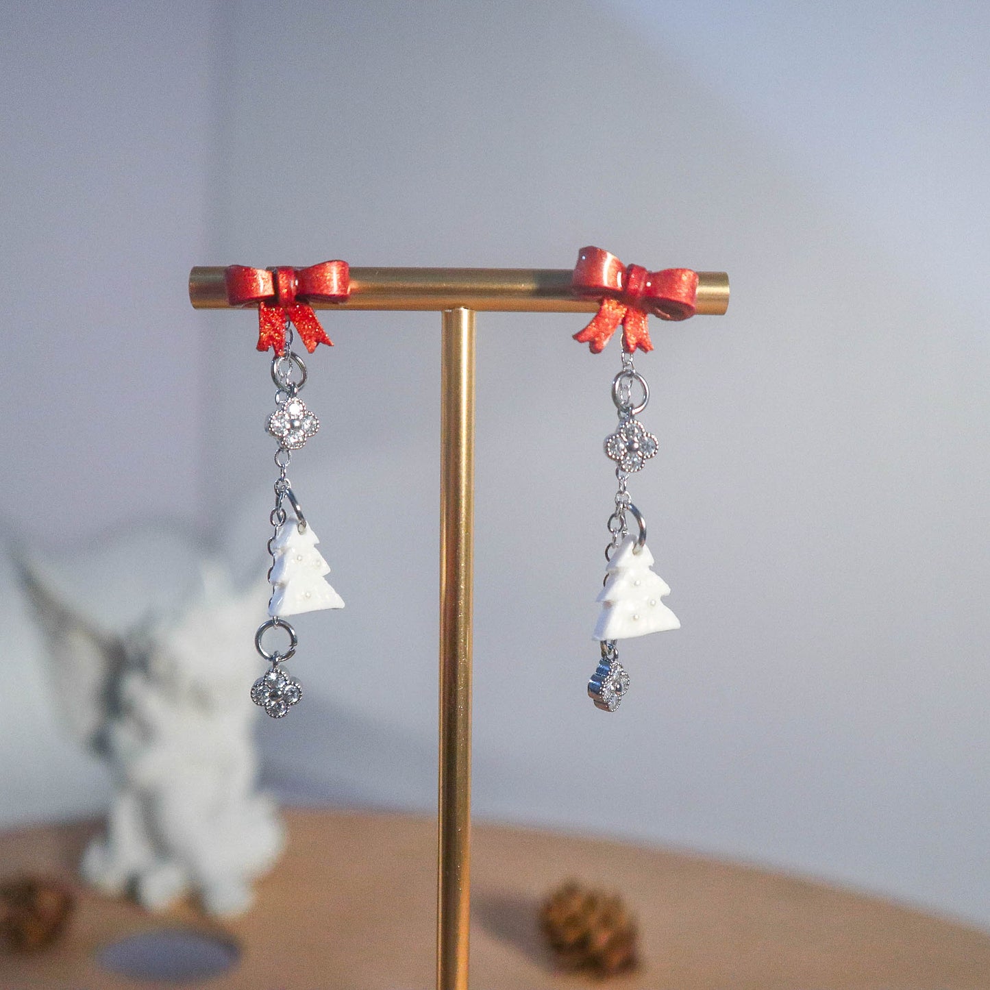 Scarlet Winter Wonders Earrings