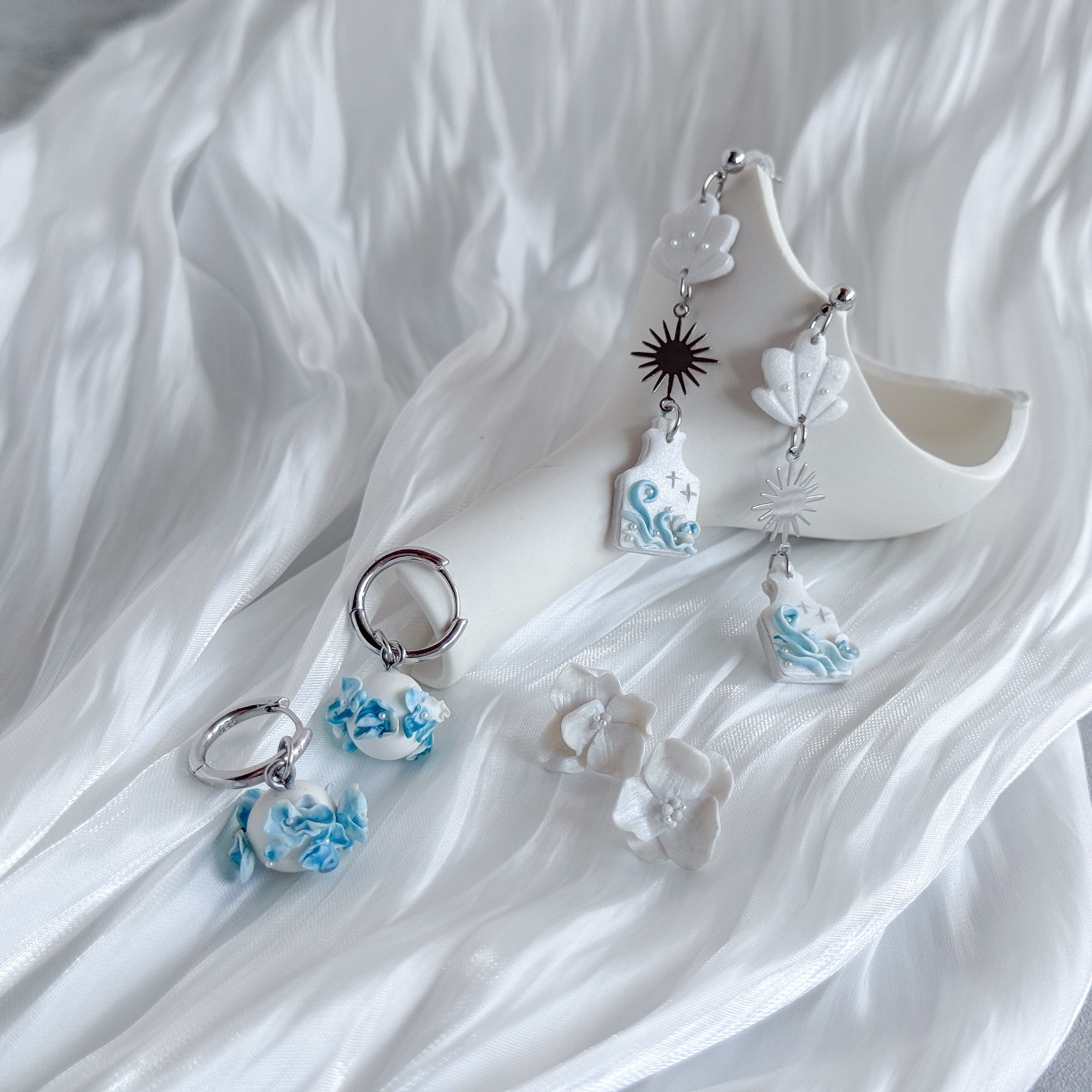 Tidekissed Petals Stud Earrings - Charlotte's Outré