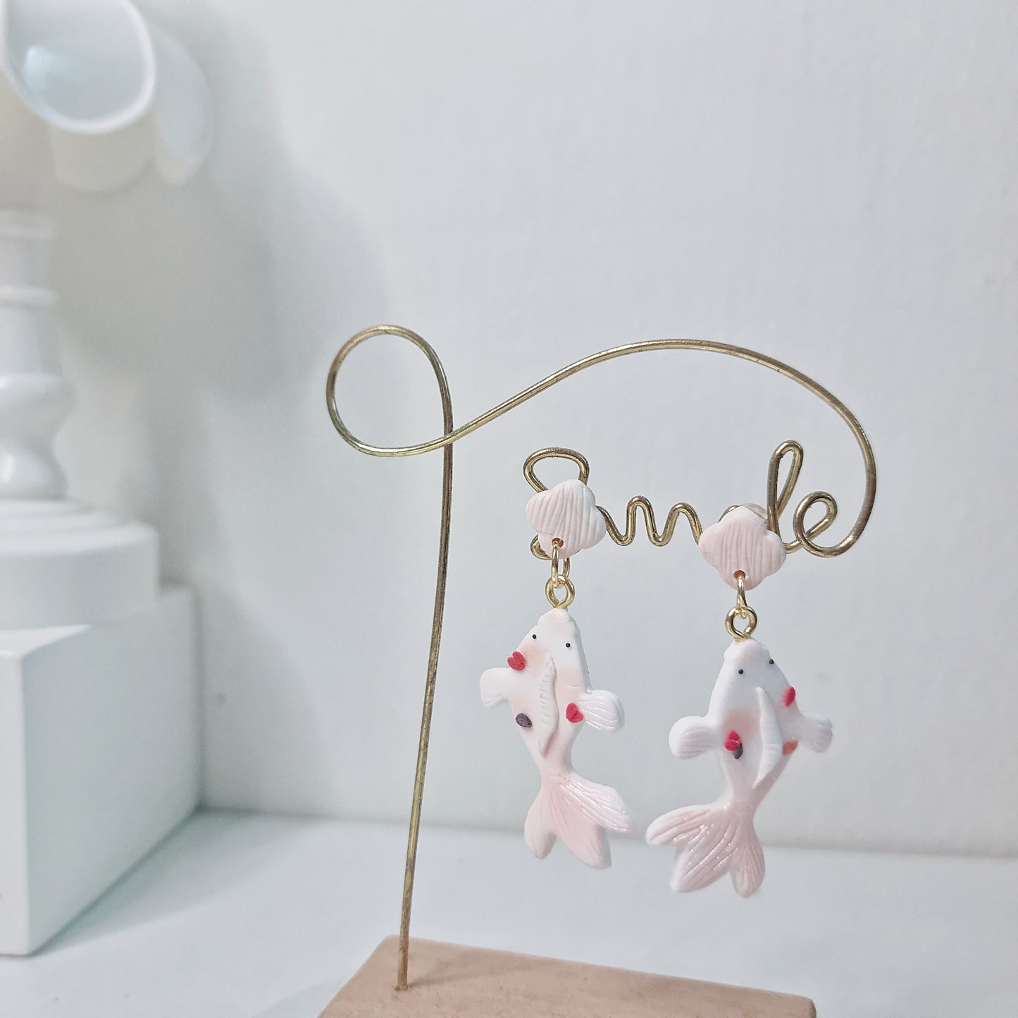 Blush Koi Fish Earrings - Charlotte's Outré